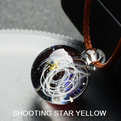 Cosmic Handmade Galaxy Glass Pendant (22 Designs)