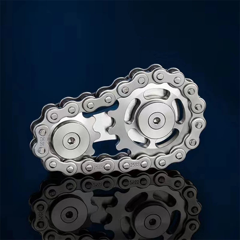 Sprockets Chain Gear Metal Gyro Spinner