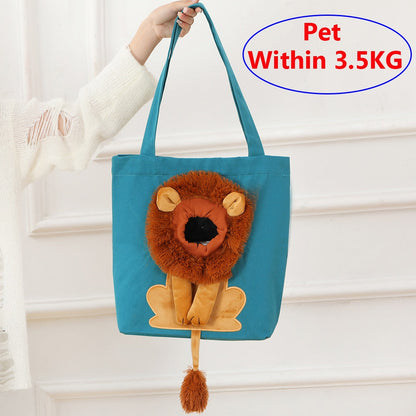 Lion Shape Pets Handbag