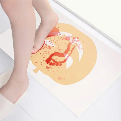 Bloody Halloween Color-Changing Bath Mat