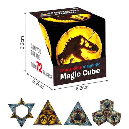 Geometric Changeable Magnetic Magic Cube