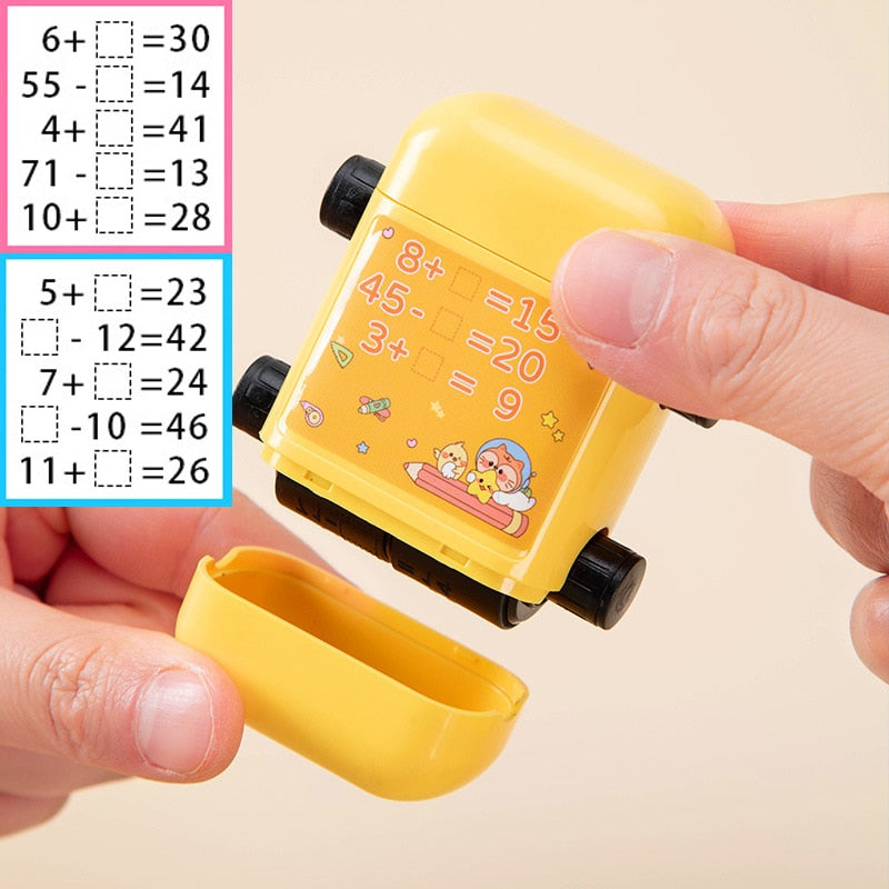 Reusable Math Roller Stamp