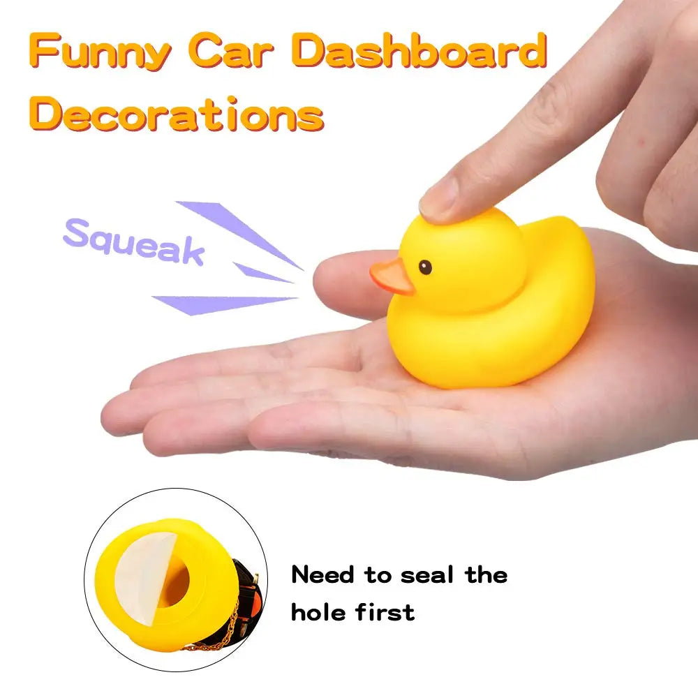 Motor Bicyle and Car Rubber Duck With Helmet