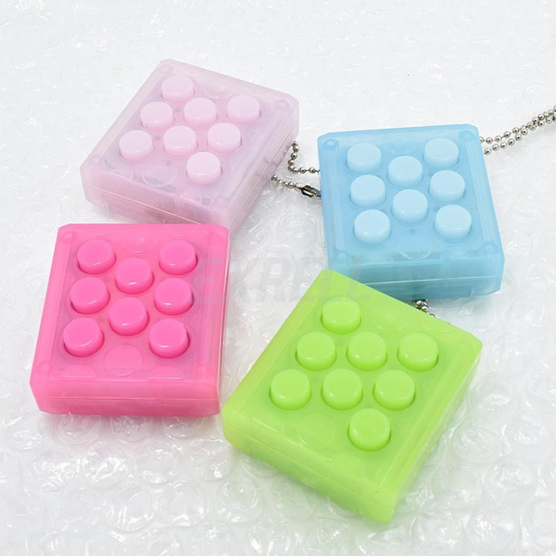 Mugen Puchi Puchi Endless Pop Pop Infinite Bubble Wrap Relieve Stress Key Chain