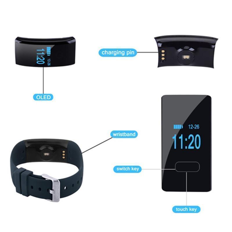 Stylish Waterproof Heart Rate Monitor Wristband