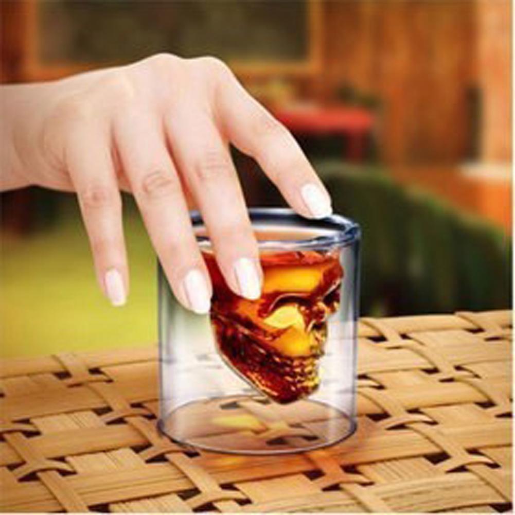 Skull Skeleton Beer Glass Cup