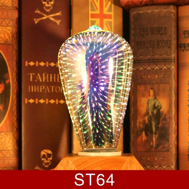 LED Fireworks 3D Bulb