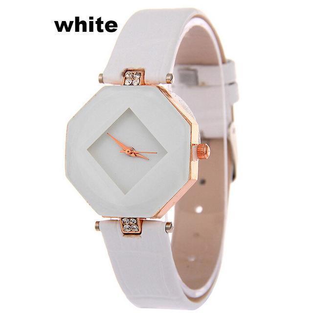 Gem Cut Crystal Wrist Watch For Womens