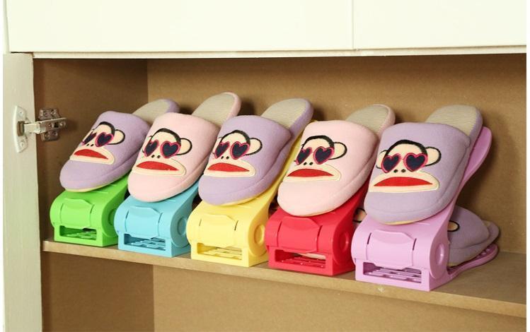 Colorful Space Saving Shoe Organizer