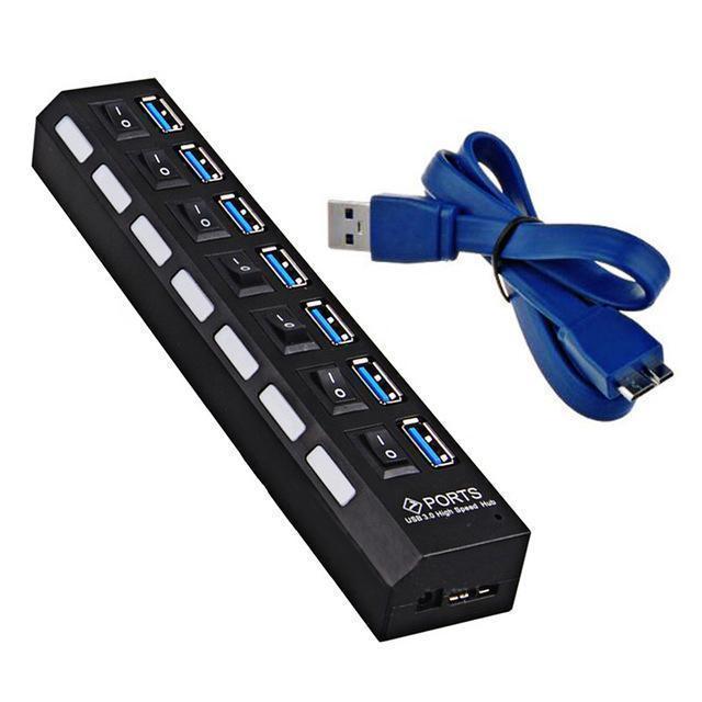 7 USB Ports Hub 3.0