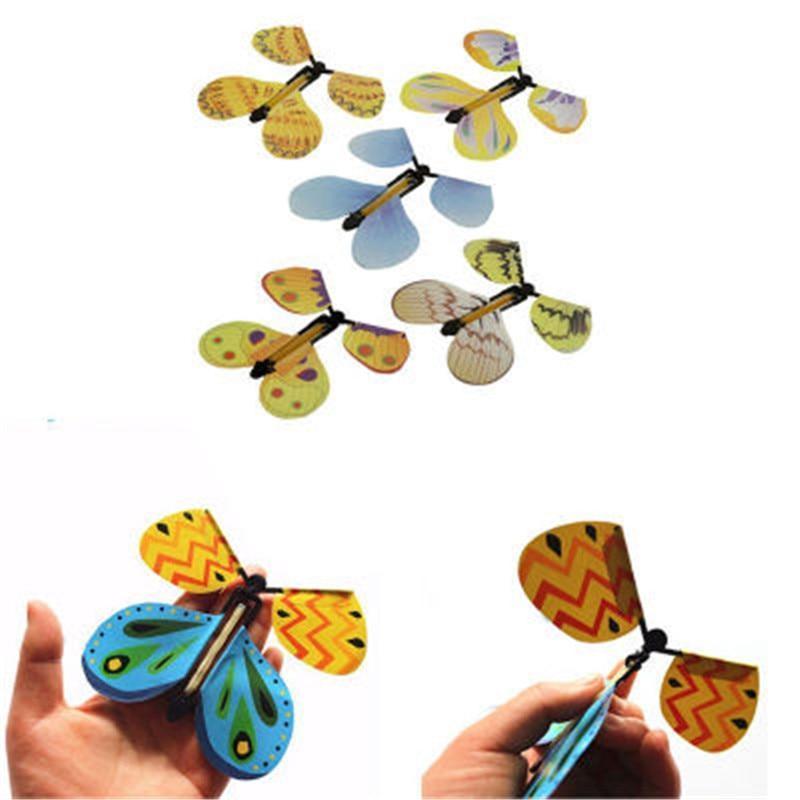 10pcs Magic Butterfly flying Card Toy