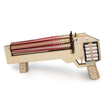 Rubber Band Wooden Machine Gun