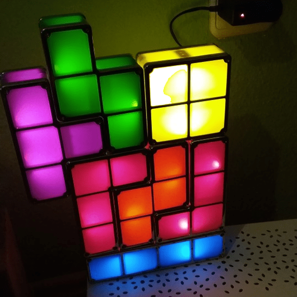 Tetris Puzzle Light Lamp