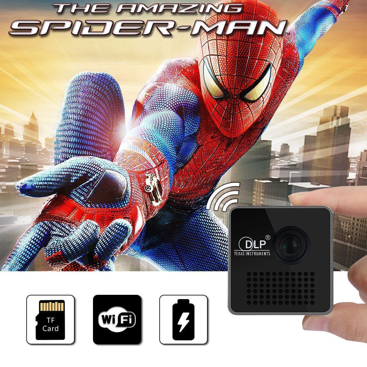 Mini DLP Wireless WIFI Projector